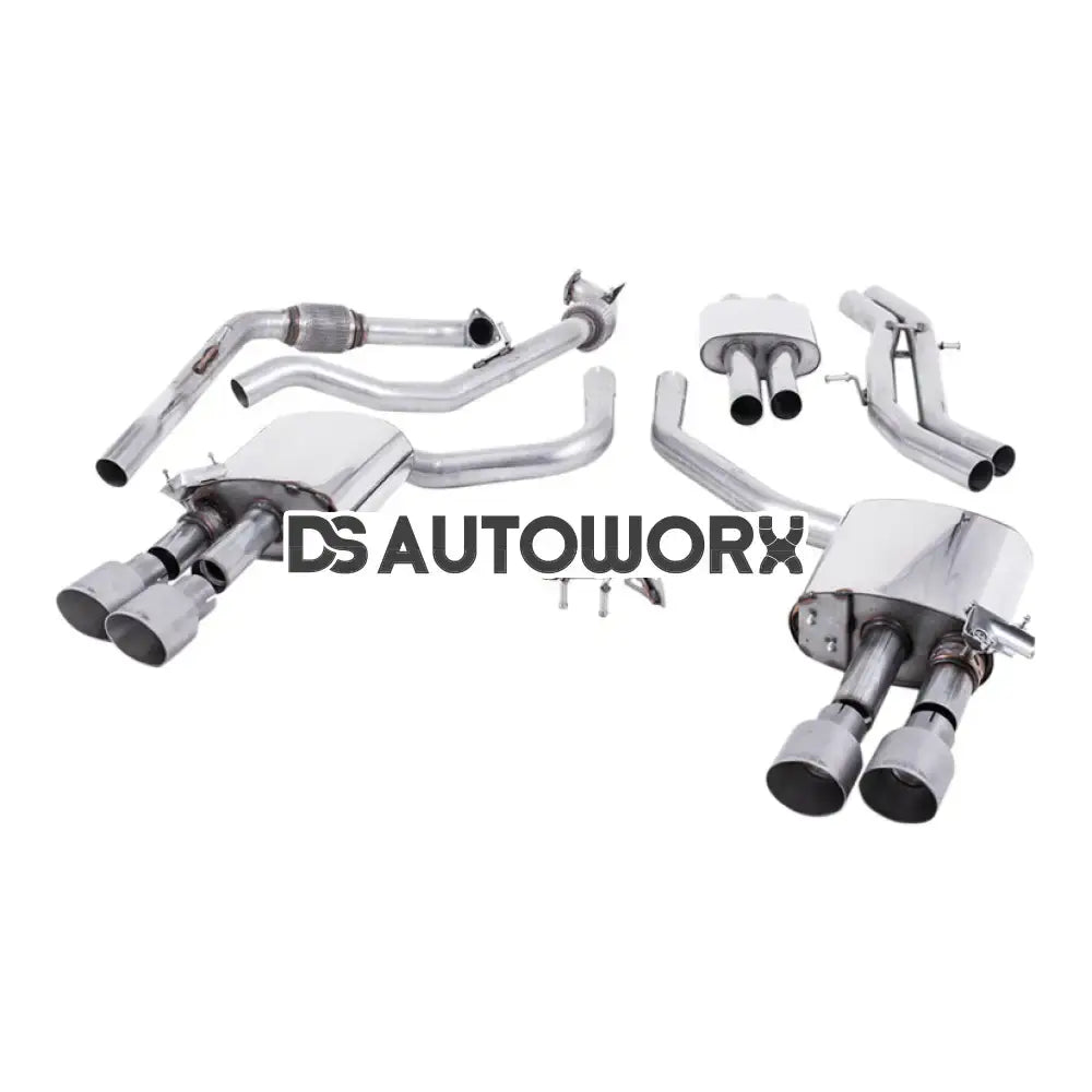 Milltek Audi S5 3.0 V6 Turbo Sportback B9 (Sport Diff Models Only & without Brace Bars) 2017-2023 Cat-back Exhaust Main image
