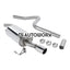 Milltek Ford Fiesta Mk6 ST 150 2005-2008 Cat-back Exhaust - Non Resonated - SSXFD018