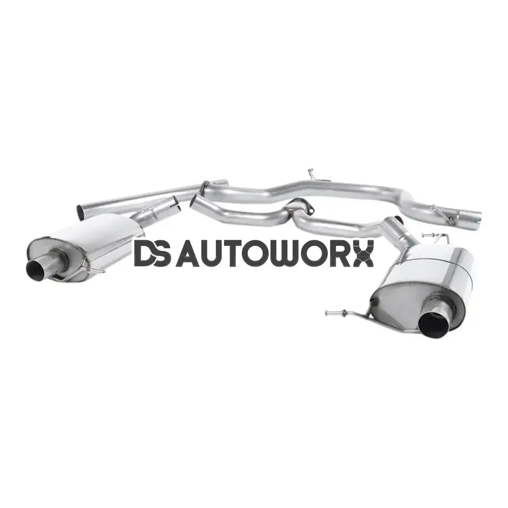 Milltek Skoda Octavia vRS 2.0 TSI 245PS Hatch & Estate (manual and DSG-auto Non-OPF/GPF & Post Facelift) 2018-2019 Cat-back Exhaust Main image