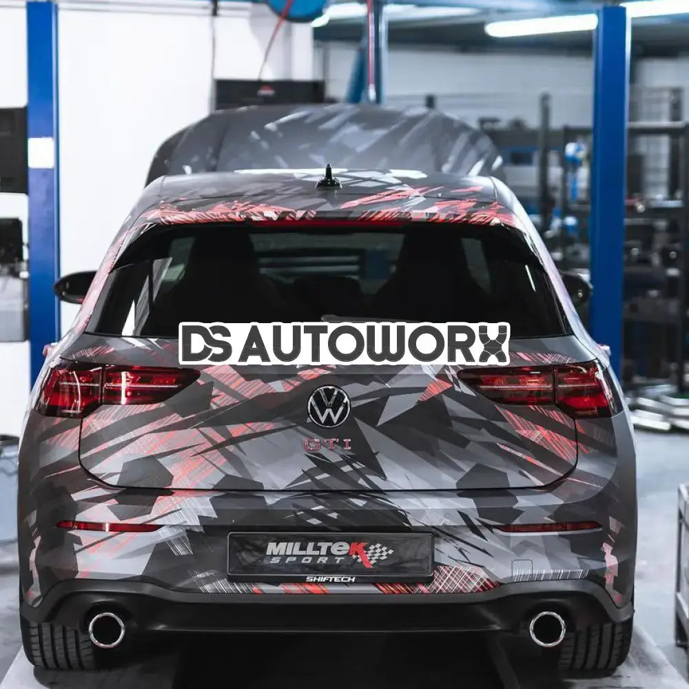 Milltek Volkswagen Golf Mk8 GTi (245ps OPF/GPF Equipped Models Only) 2020-2023 Particulate Filter-back Exhaust