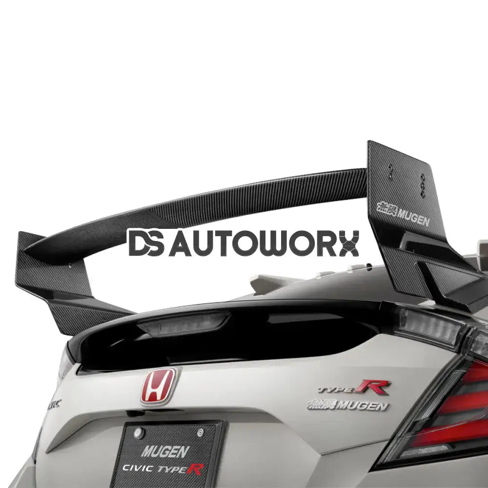 Mugen Aero Carbon Wing Spoiler CFRP RC20GT Honda Civic Type R FK8 17-21 Secondary image