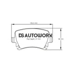 Pagid Brake Pads Audi RS3 Sportback 8PA 43810