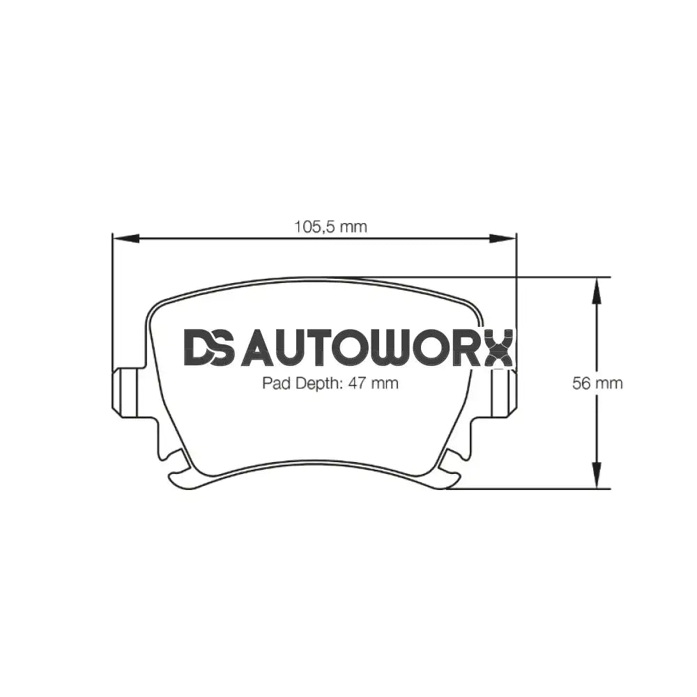 Pagid Brake Pads Audi RS3 Sportback 8PA 43810