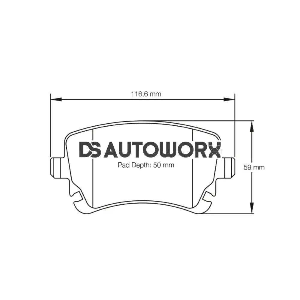 Pagid Brake Pads Audi RS5 8TR 42278