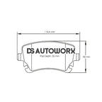Pagid Brake Pads Audi RS5 8TR 42278
