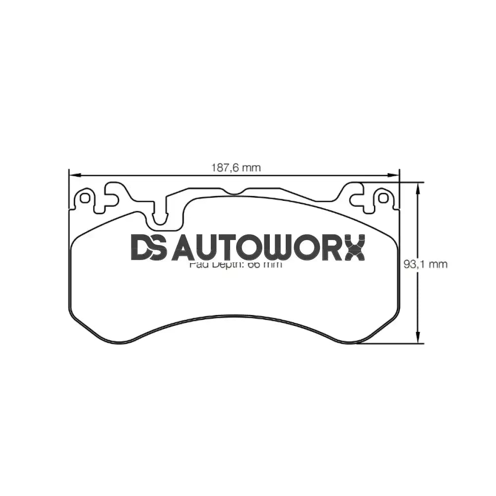 Pagid Brake Pads Audi RS6 C7 13-18