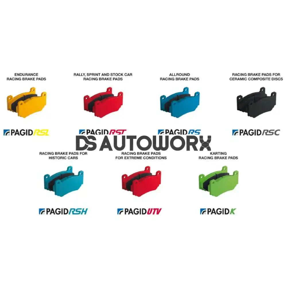 Pagid Brake Pads Audi S3 Quattro Disc 340mm Performance Brake 14-