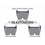 Pagid Street+ Brake Pads Audi R8 42 09-15 Front