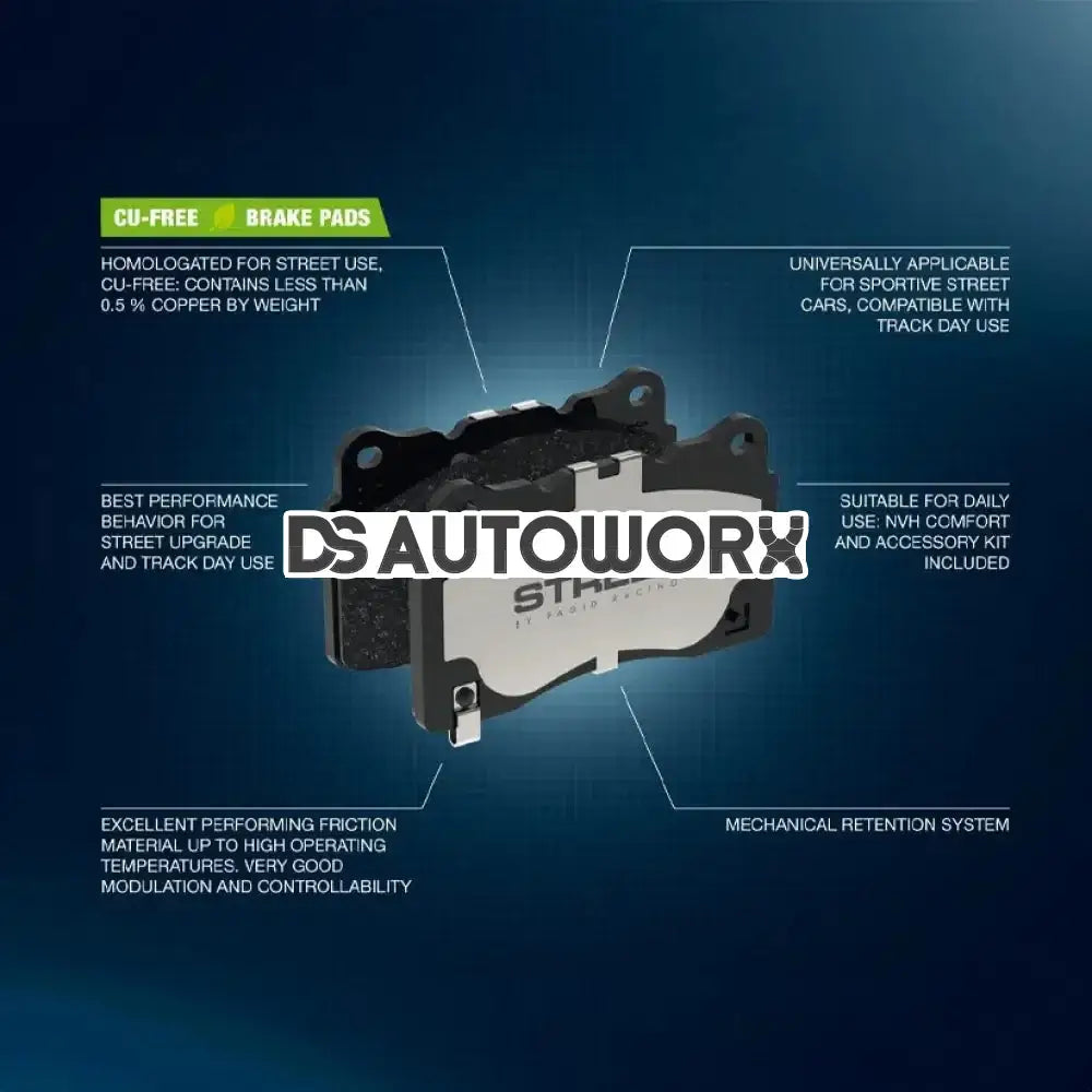 Pagid Street+ Brake Pads Audi R8 42 09-15 Front Secondary image