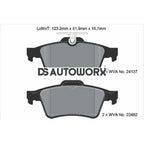 Pagid Street+ Brake Pads Ford Focus MK3 RS 15 Rear - T8057SP2001