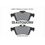 Pagid Street+ Brake Pads Ford Focus MK3 RS 15 Rear - T8199SP2001