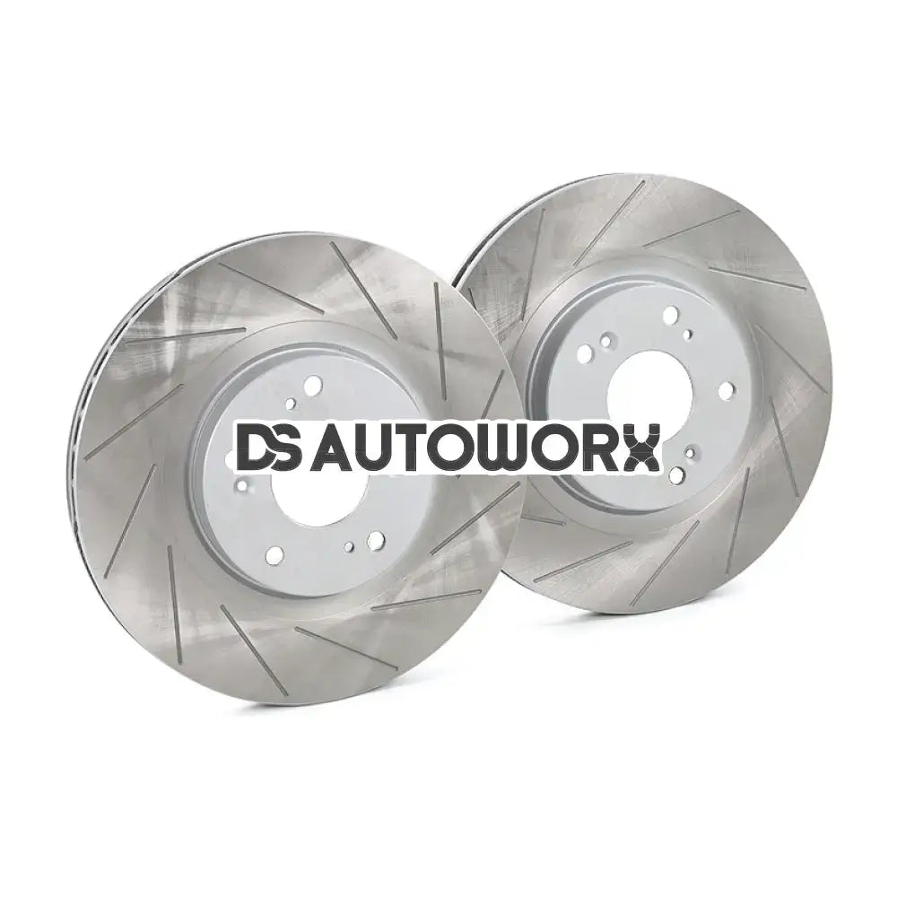 PBS Rear High Carbon Grooved Brake Discs Honda Civic Type R FN2
