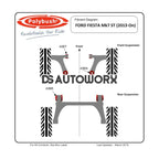 PolyBush Rear Beam Bush Ford Fiesta ST 180 MK7 13-17
