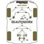 Powerflex Black Series Engine Mount Insert Kit BMW 2 Series F87 M2 Coupe 15+