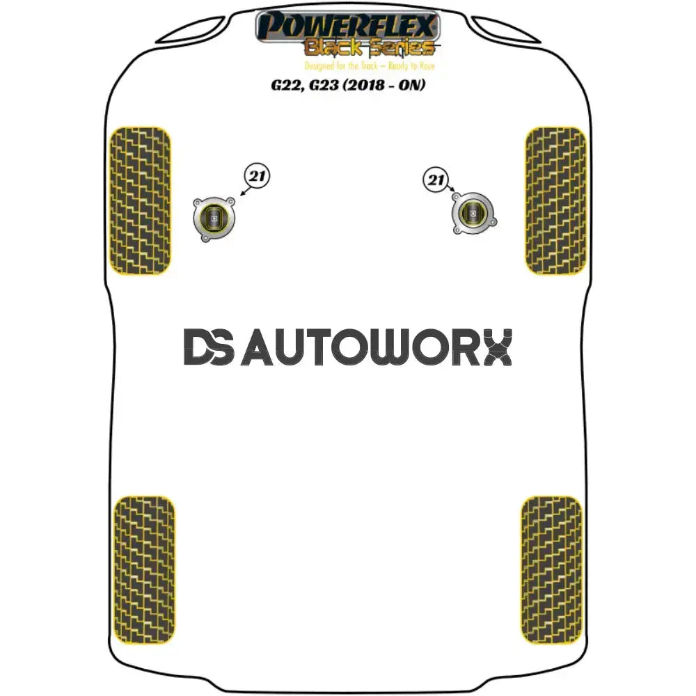 Powerflex Black Series Engine Mount Insert Kit BMW 4 Series G22 G23 G82 G83 20+ Secondary image