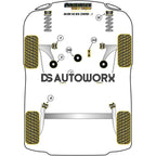 Powerflex Black Series Front Anti Roll Bar Bush 19mm Audi A1 S1 8X 10-18