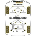 Powerflex Black Series Front Anti Roll Bar Bush 22.5mm BMW 1 Series F20 F21 xDrive 11-19