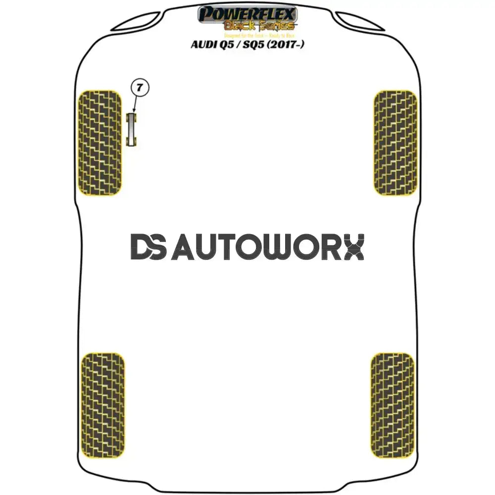 Powerflex Black Series Front Anti Roll Bar Link Bush 10mm Audi Q5 SQ5 17+ Secondary image