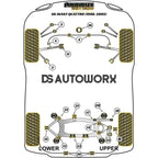 Powerflex Black Series Front Anti Roll Bar Link Bush Audi A6 S6 RS6 C5 Avant Quattro 97-05