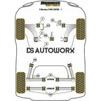 Powerflex Black Series Front Arm Front Bush Camber Adjustable BMW 1 Series F40 18+