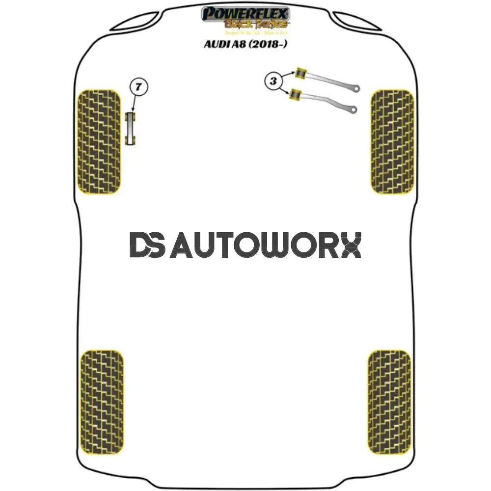 Powerflex Black Series Front Upper Control Arm Bush Audi A8 S8 D5 18+