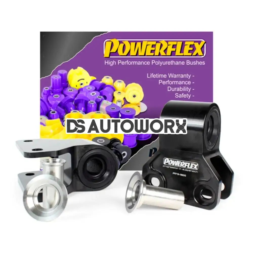 Powerflex Black Series Front Wishbone Rear Bush Anti-Lift Inc Caster Offset Ford Focus Mk3 Inc ST Inc RS 11-18 Main image