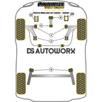 Powerflex Black Series Gearbox Mount Insert Ford Fiesta Mk6 Inc ST 02-08