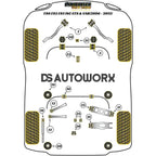 Powerflex Black Series Rear Diff Rear Mounting Bush BMW 3 Series E90 E91 E92 E93 E9X M3 Inc GTS Cab 05-13