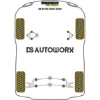 Powerflex Black Series Rear Lower Arm Front Bush BMW X6 M F86 15-19 - PFR5-710BLK