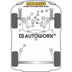 Powerflex Heritage Series Front Subframe Rear Bush Audi A3 S3 RS3 8L MK1 2WD 96-03