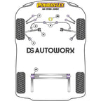 Powerflex Road Series Engine Snub Nose Mount Audi A6 S6 RS6 C5 97-05