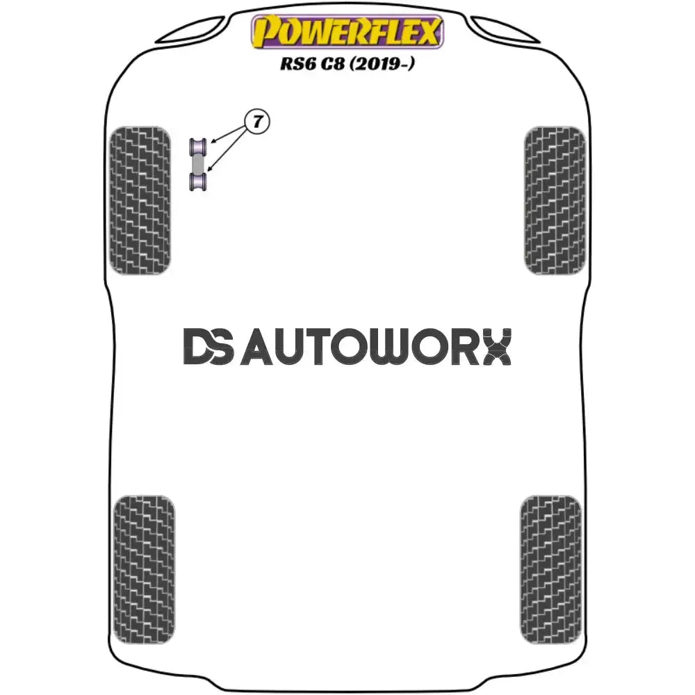 Powerflex Road Series Front Anti Roll Bar Link Bush 10mm Audi A6 S6 RS6 C8 18+ Secondary image