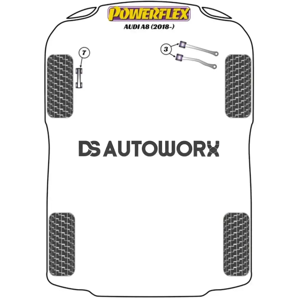 Powerflex Road Series Front Anti Roll Bar Link Bush 10mm Audi A8 S8 D5 18+ Secondary image