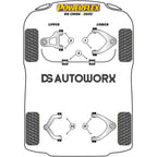 Powerflex Road Series Front Upper Wishbone Bush Audi R8 Type 42 07-15