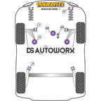 Powerflex Road Series Front Wishbone Front Bush 30mm Camber Adjustable Audi A1 S1 8X 10-18