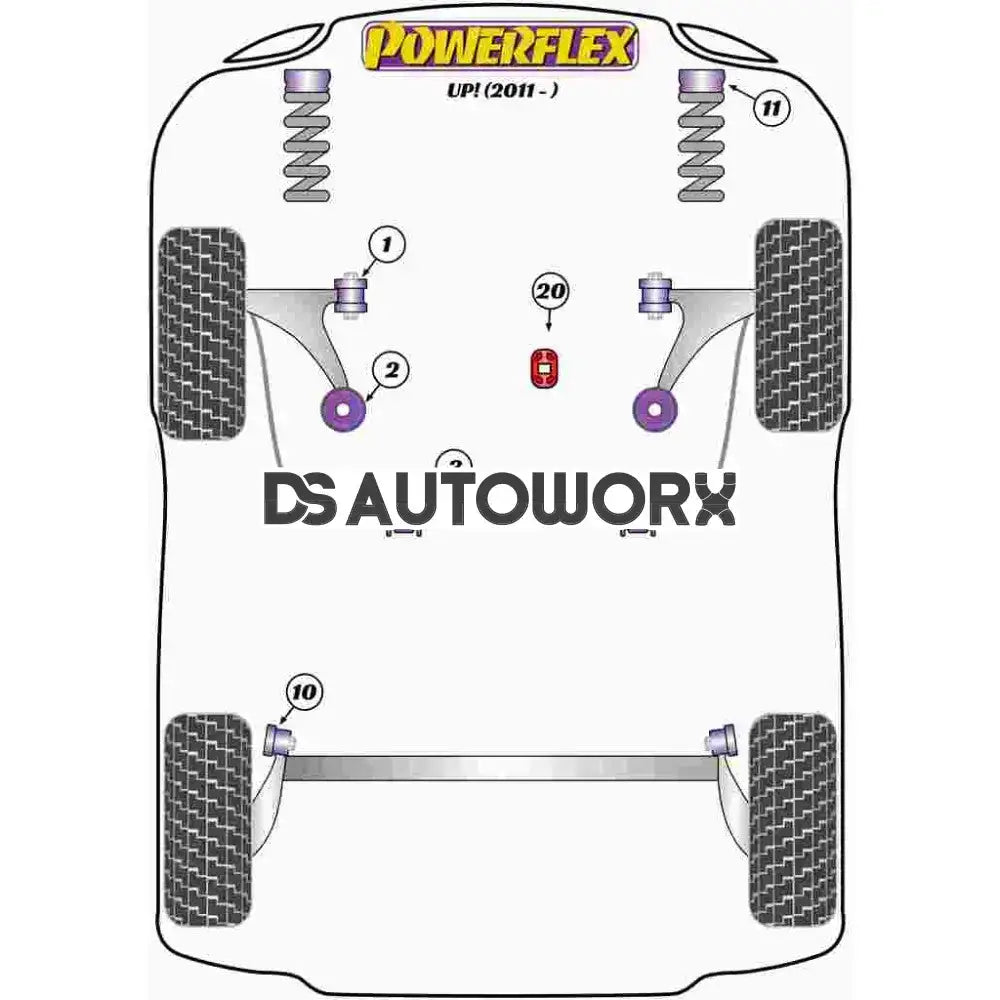 Powerflex Road Series Handling Pack Volkswagen Up! Inc GTI 11+ Secondary image