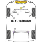 Powerflex Road Series Rear Beam Mount Bush Audi A6 S6 RS6 C5 Avant 97-05