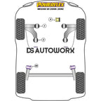 Powerflex Road Series Upper Right Engine Mount Insert Renault Megane III Inc RS 08-17