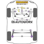 Powerflex Road Series Upper Transmission Mount Insert Ford Fiesta Mk7 Inc ST Mk7.5 Facelift Inc 08-17