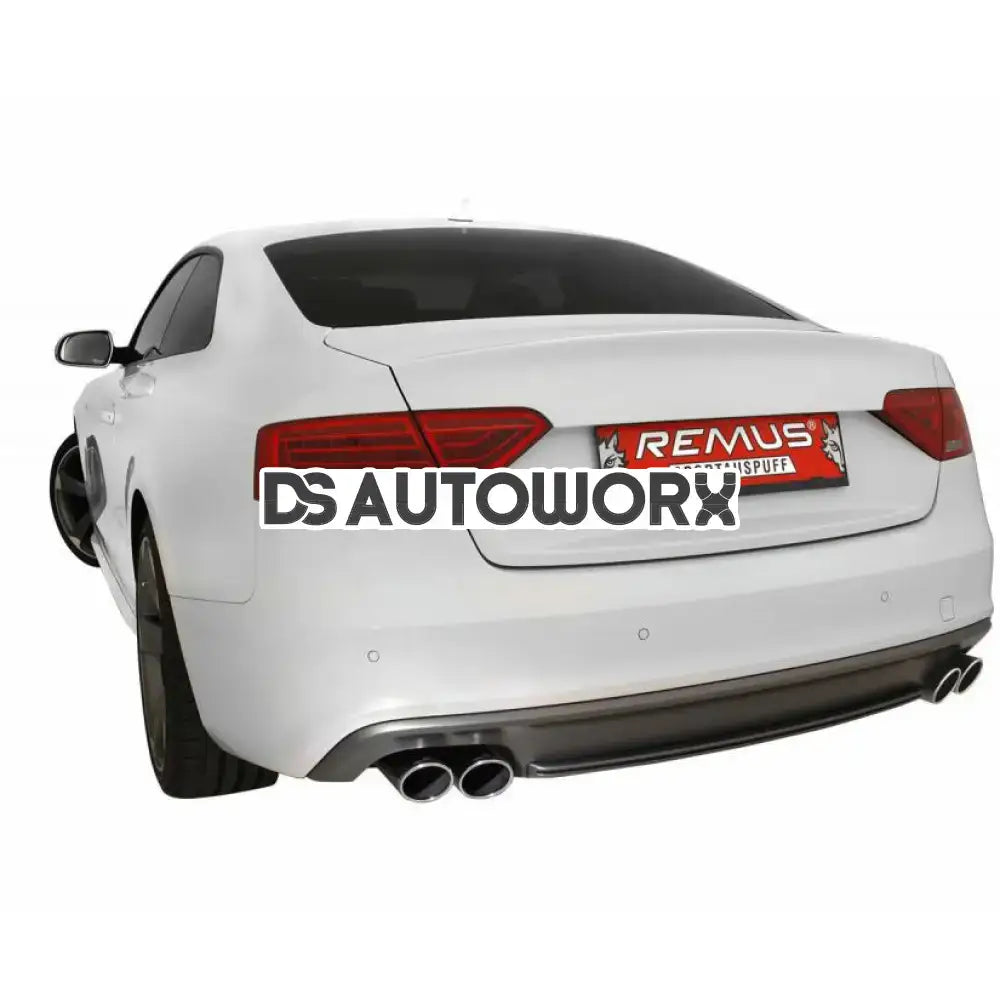Remus Resonated Cat Back System Left/Right Audi S4 B8 Avant/Saloon S4 3.0 TFSI 09+ Main image