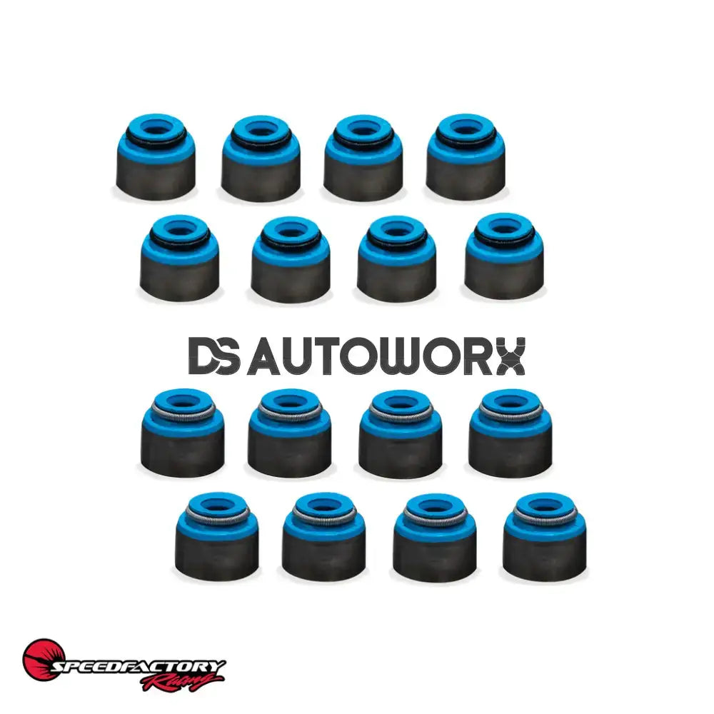 Speedfactory 5.5mm Viton Honda Valve Stem Seal - Blue - Set of 8