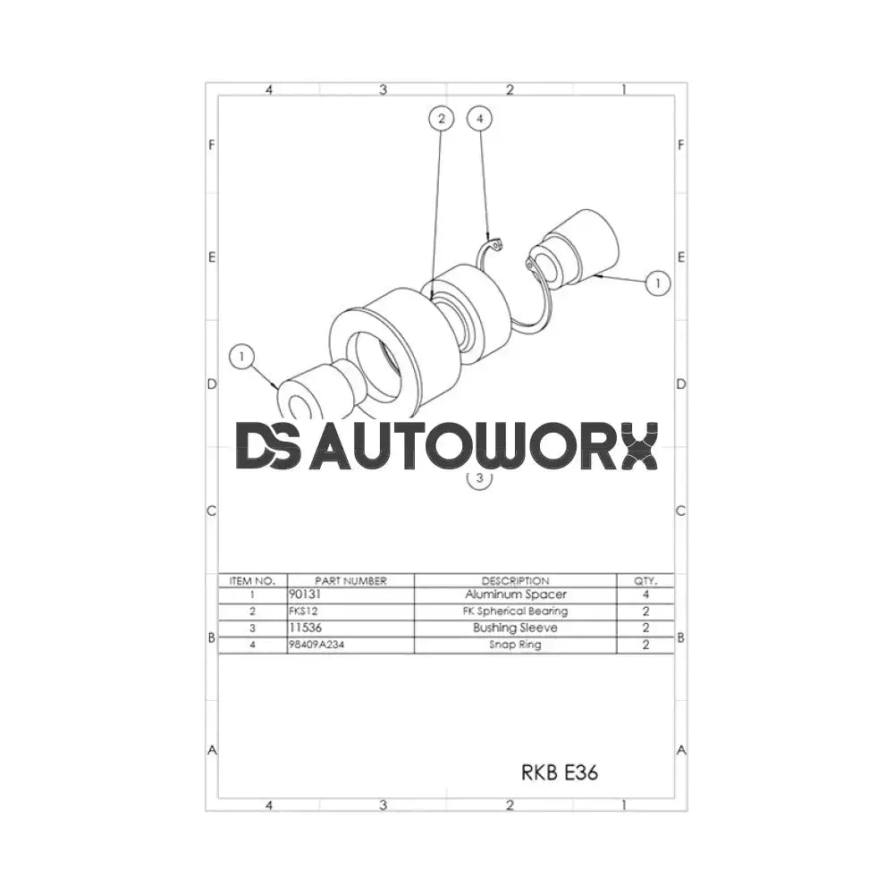 SPL Rear Knuckle Bushings (RKB) BMW E36/E46