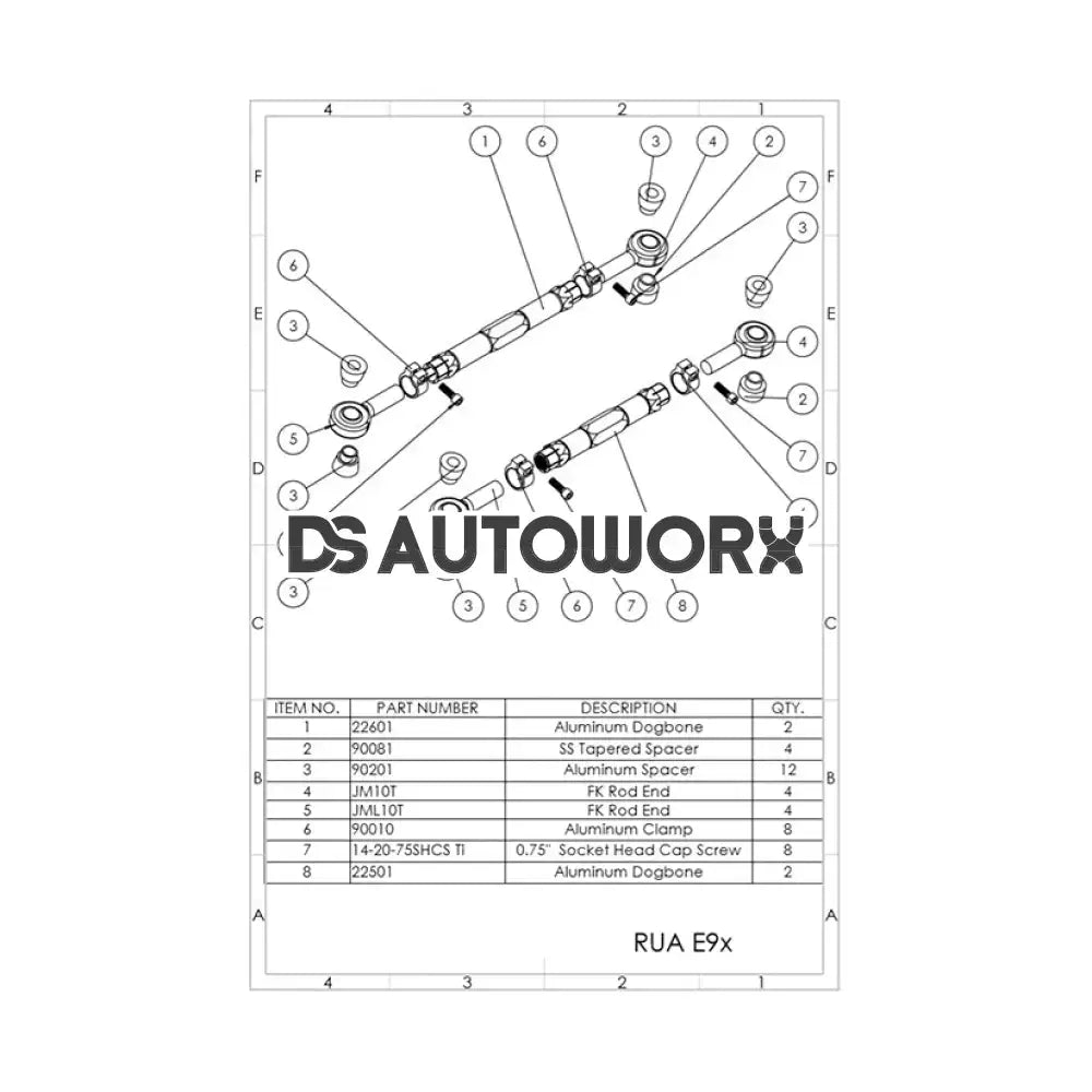 SPL Rear Upper Arm Links BMW E9X/E8X