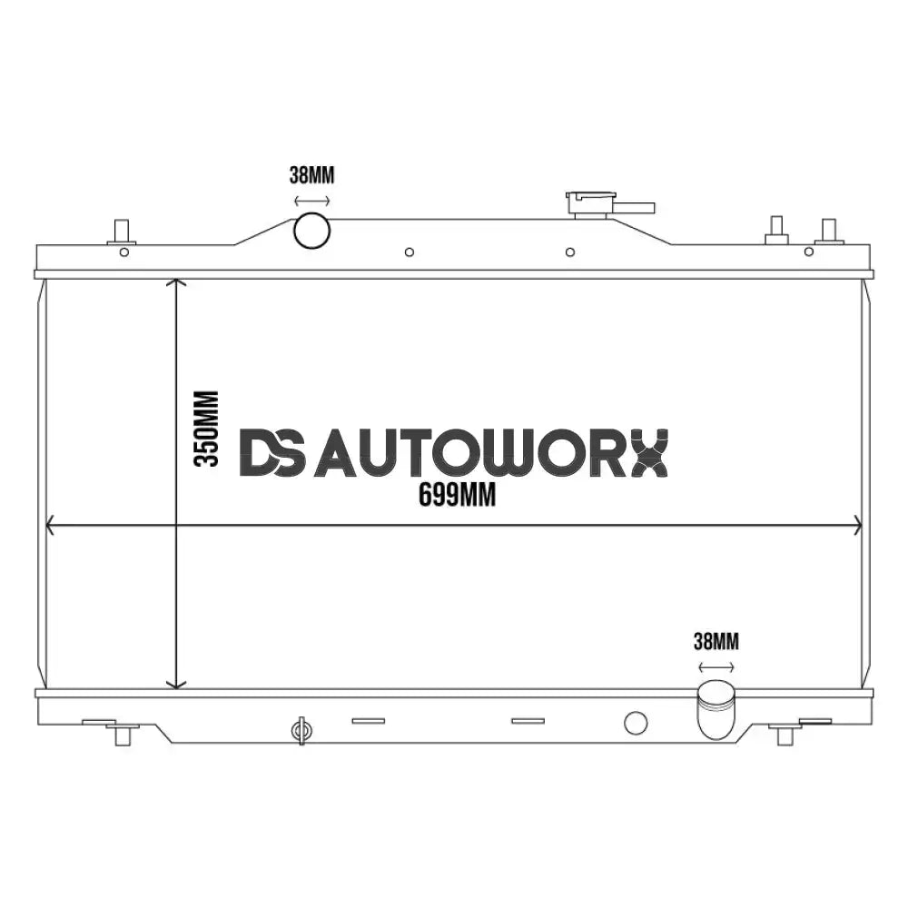 Tegiwa Aluminium Alloy Radiator Honda Integra DC5