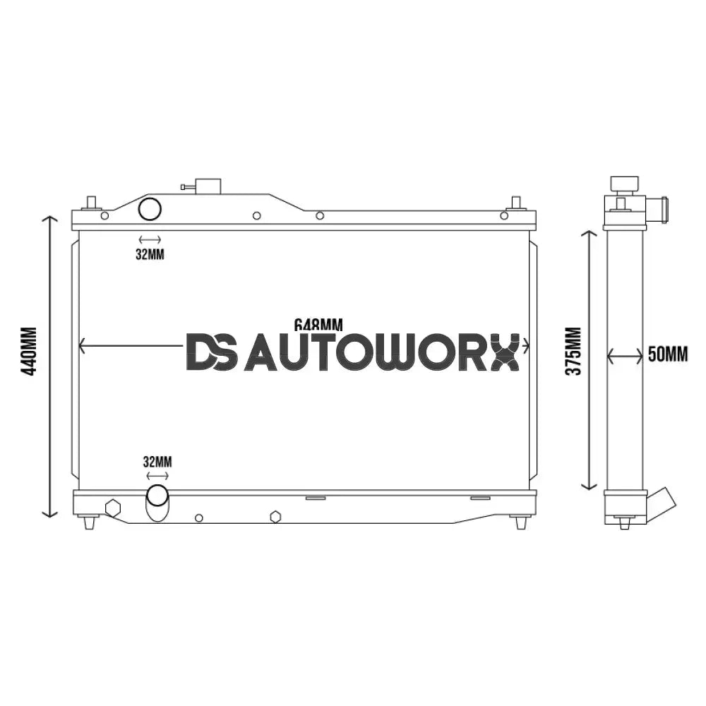 Tegiwa Aluminium Alloy Radiator HONDA S2000